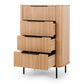 Anders Tallboy 4 Drawers (Natural Oak)