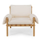 Retreat Armchair White Boucle - Back Order (Due 06/12)