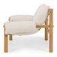 Retreat Armchair White Boucle