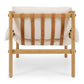 Retreat Armchair White Boucle