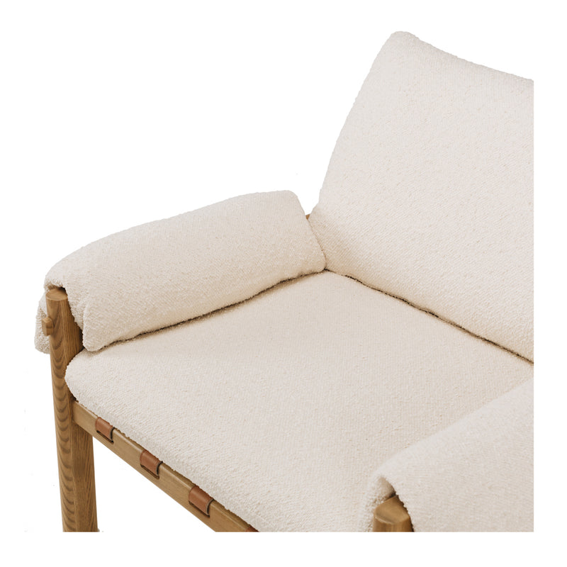 Retreat Armchair White Boucle