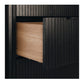 Anders Tallboy 4 Drawers (Black Oak)