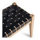 Indo Woven Bench 150 Black