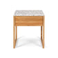 Avalon Natural Oak Side Table (Terrazzo Top)