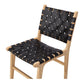 Indo Woven Dining Chair Black