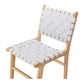 Indo Woven Dining Chair Duck Egg