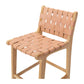 Indo Woven Highback Barstool Plush