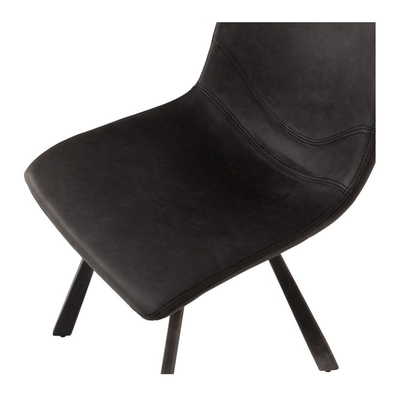 Rustic Chair Vintage Grey PU