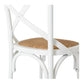 Villa X-Back Chair Aged White Rattan Seat