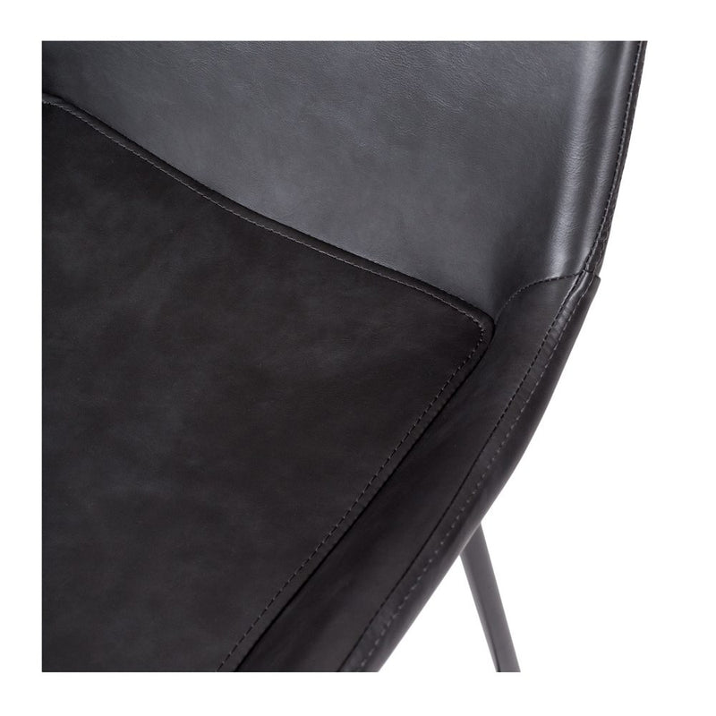 Vintage Barstool Black PU