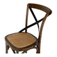 Reeves Dining Table 120 Rd (Deep Oak) - FLOOR MODEL + x4 Deep Oak Villa Chairs