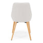 Bari Dining Chair Cream (Oak Leg)