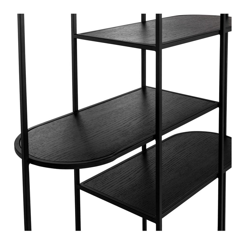 DECO Display/Bookcase Black Oak - Back Order (Due 01/12)