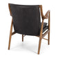 Finn Armchair Black Wax Leather