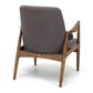 Steiner Armchair Canvas Charcoal