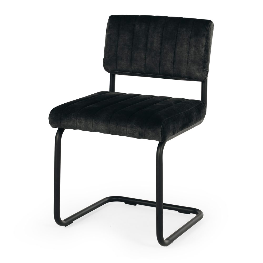 Blake Dining Chair Velvet Anthracite