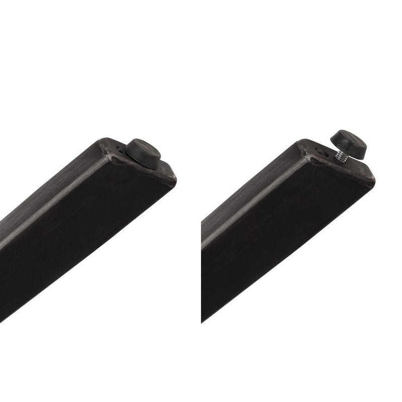 Rustic Chair Vintage Black PU