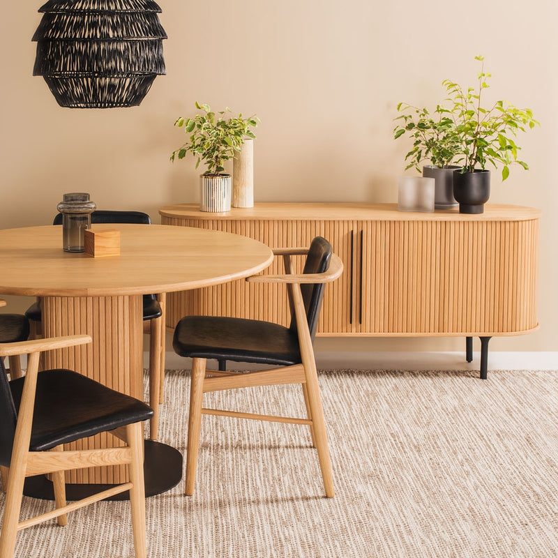 Flores Chair Vintage Black PU