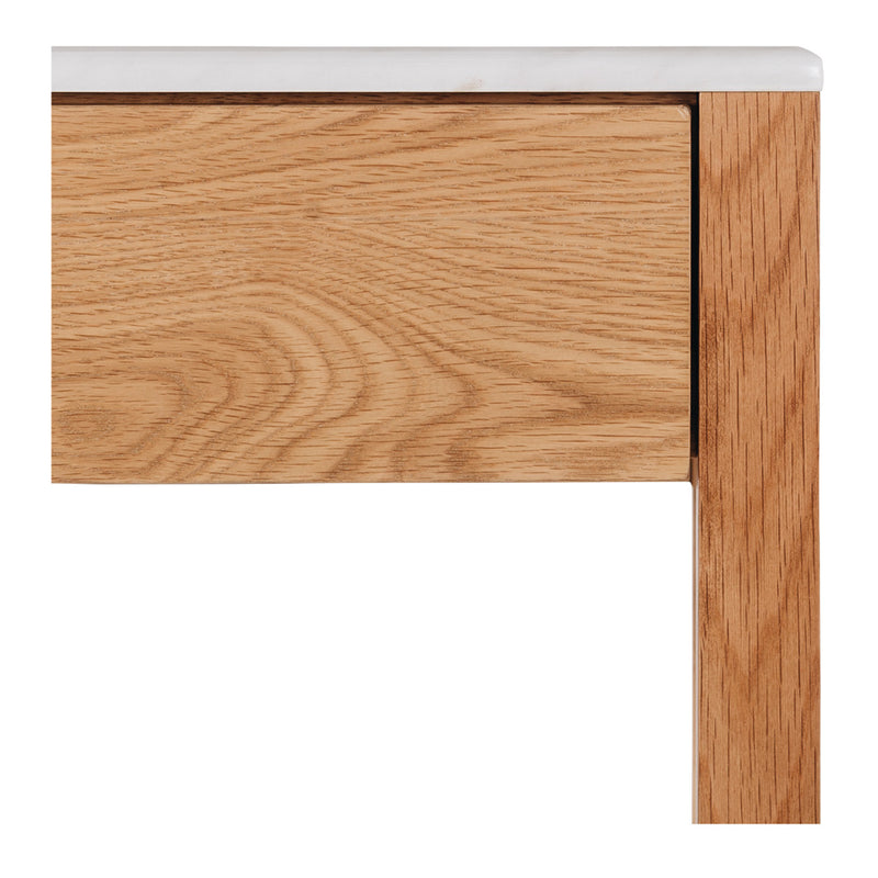 Avalon Natural Oak Desk (Marble Top)