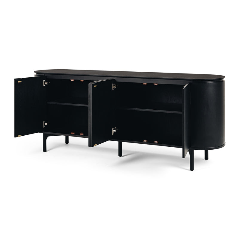 Kontur Sideboard (Black Oak) - (Slight Second)