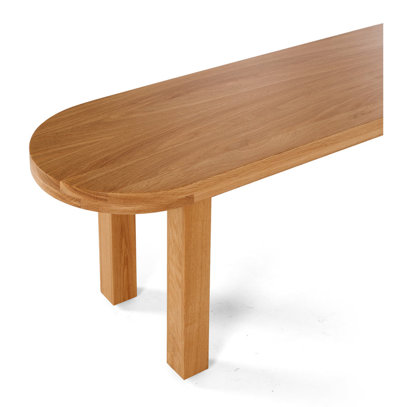 ARC Dining Table 200 (Natural Oak) - FLOOR MODEL + x1 Bench + x4 Wagner Chairs! - PACKAGE DEAL!