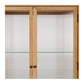 Kobe Highboard (Natural Oak) Fluted Glass