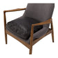 Steiner Armchair Canvas Charcoal