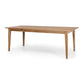 Tuscan Dining Table 220 (Smoked Oak)