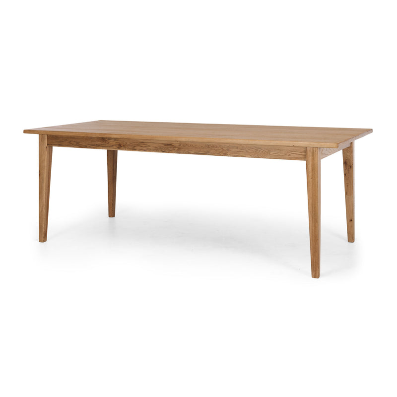 Tuscan Dining Table 220 (Smoked Oak)