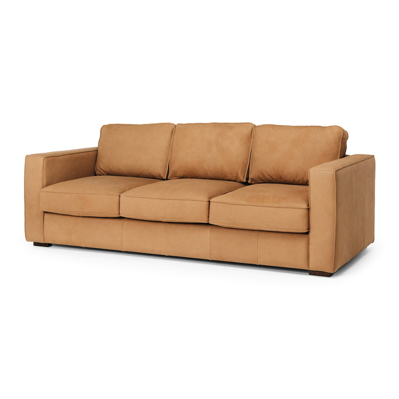Maury 3-Seater in Tobacco Leather