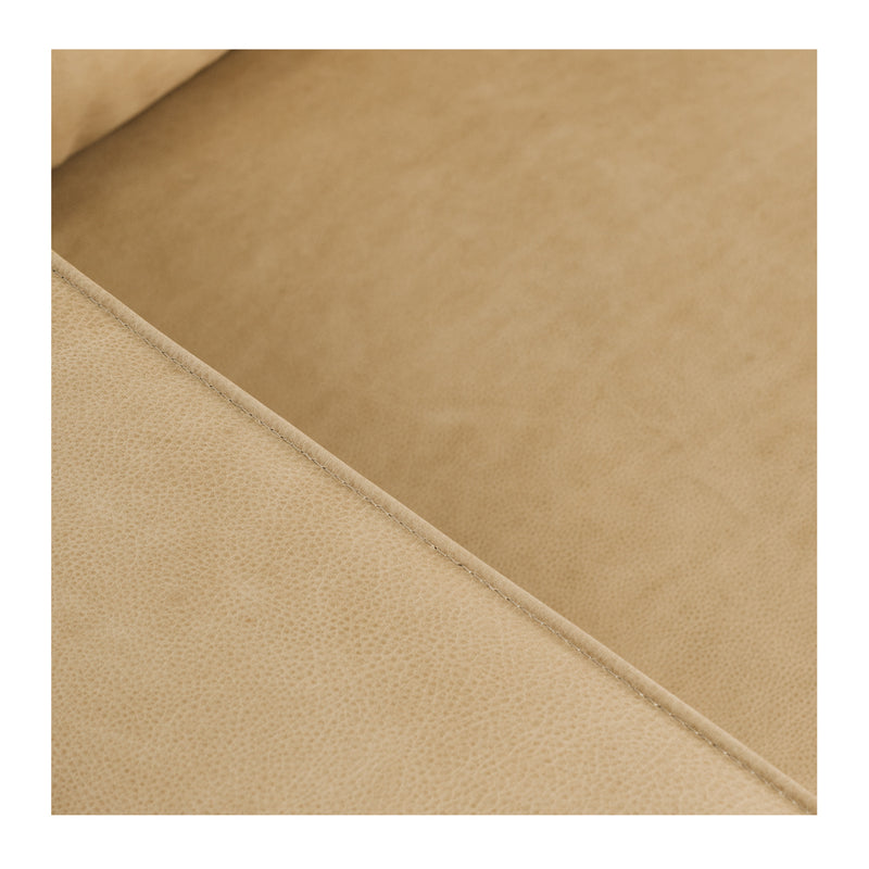 Maury 3-Seater in Ecru Leather