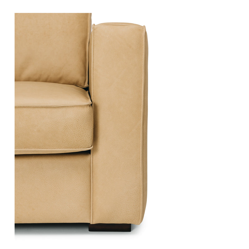 Maury 3-Seater in Ecru Leather