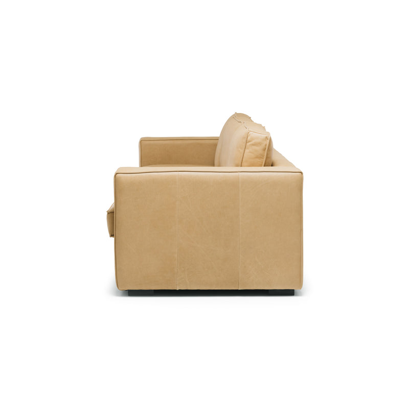 Maury 3-Seater in Ecru Leather