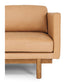 Strada 3-Seater in Tan Leather