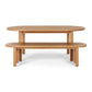 ARC Dining Table 200 (Natural Oak) - FLOOR MODEL + x2 Benches - PACKAGE DEAL!