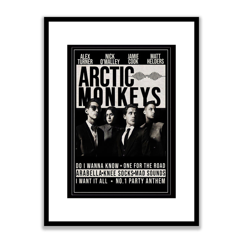 Arctic Monkeys Framed Print - AM003
