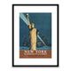 New York Travel Poster 1927 Framed Print