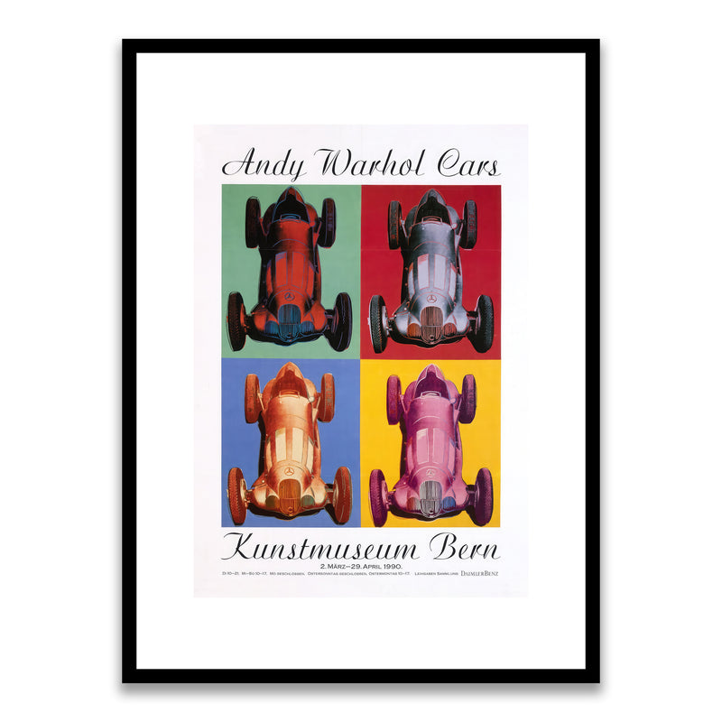 Andy Warhol Cars Kunstmuseum Bern 1980 Framed Print
