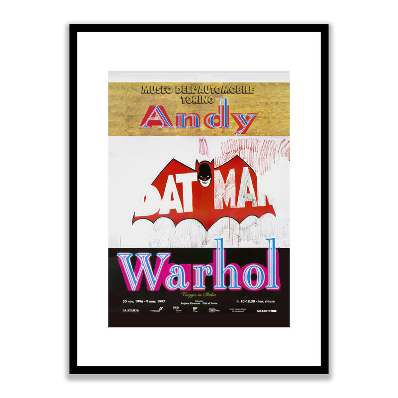 Andy Warhol Batman Framed Print