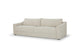 Asha 3 Seater Sofa - Cream