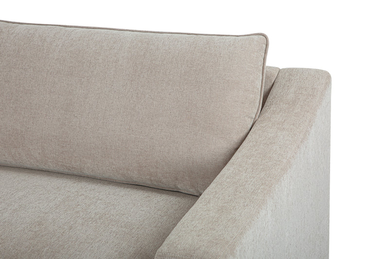 Asha 3 Seater Sofa - Latte