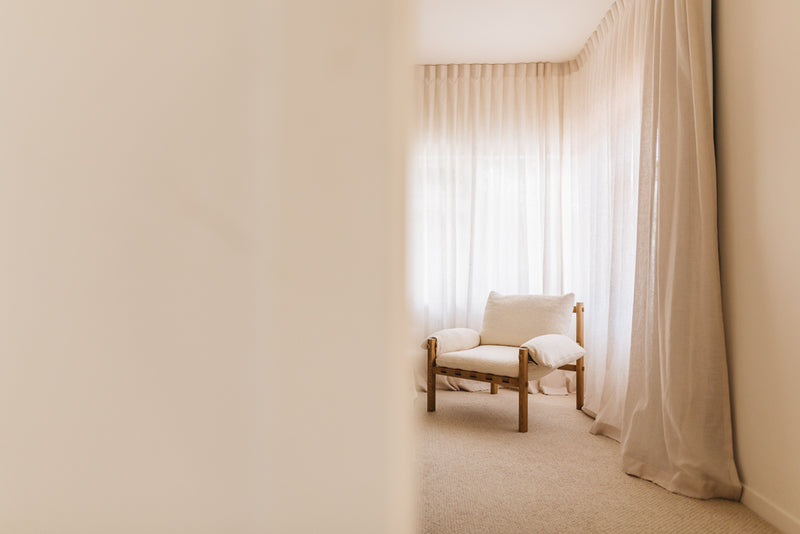 Retreat Armchair White Boucle