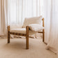 Retreat Armchair White Boucle
