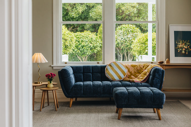 Towelie 3 Seater Indigo Blue