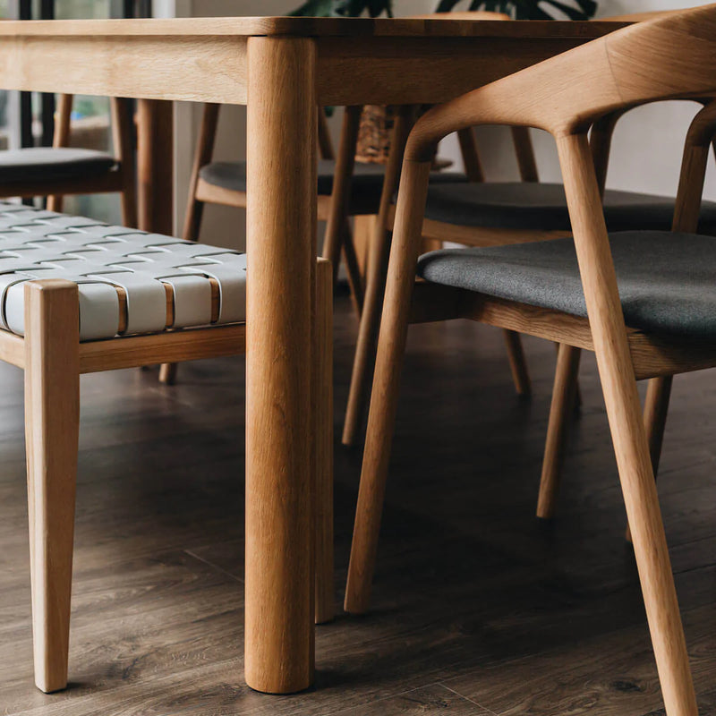 Solid Oak Oliver Dining Table 160x90 - Second