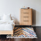 Anders Tallboy 4 Drawers (Natural Oak)