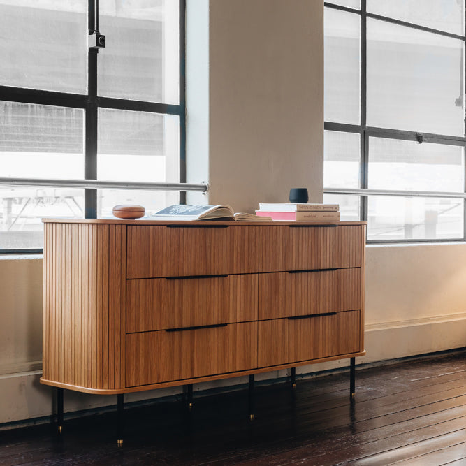 Anders Dresser 6 Drawers (Natural Oak)