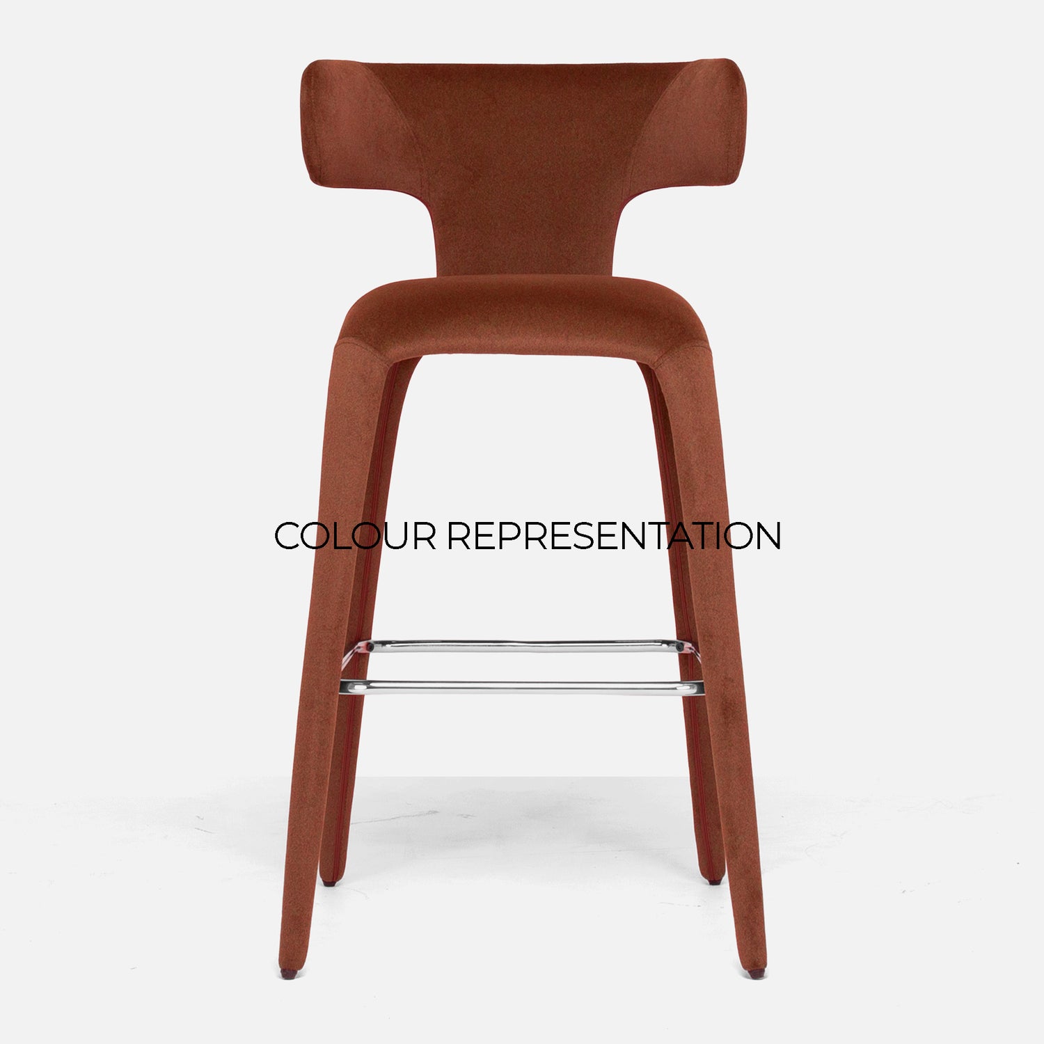 Be-til Juice Barstool Burnt Sienna