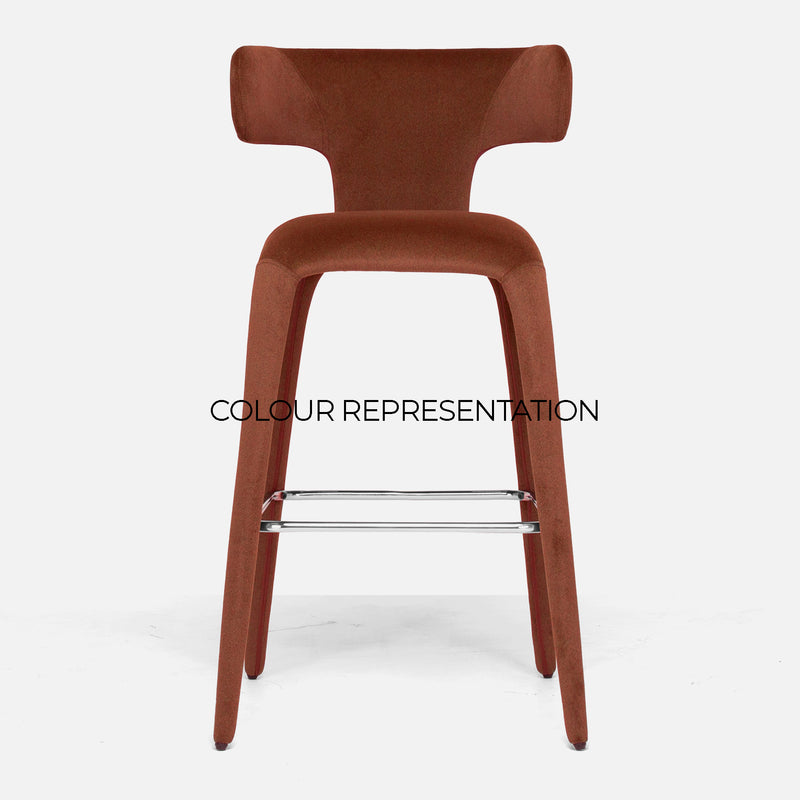 Be-til Juice Barstool Burnt Sienna