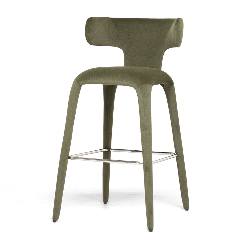 Be-til Juice Barstool Olive Green